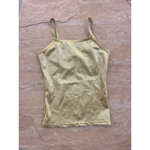 Girl's Balera Dance Top , size LC Gold Tank Top - Picture 1 of 3